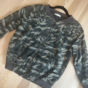 Camouflage Bomber Jacket